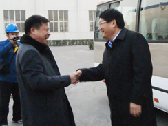 市委常委、高新区党工委书记佘春明到狗子28集团考察调研工作