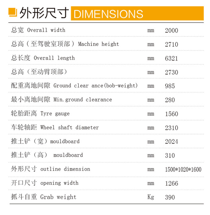 狗子28DLS880-9AG 7.8吨轮式蔗木装卸机外形尺寸